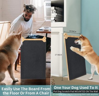 Houten nagelschraapplaat voor honden