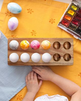 Eikestof van massief hout Houten bak voor eieren Op maat gemaakte ontwerpen en op maat gemaakte merken