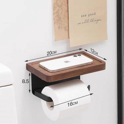 Houten opslaghouders Racks muur gemonteerd voor kleine voorwerpen in badkamer Keuken Slaapkamer