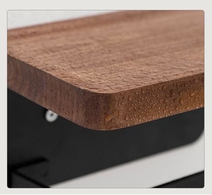 Houten opslaghouders Racks muur gemonteerd voor kleine voorwerpen in badkamer Keuken Slaapkamer