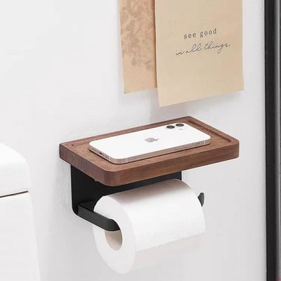 Houten opslaghouders Racks muur gemonteerd voor kleine voorwerpen in badkamer Keuken Slaapkamer