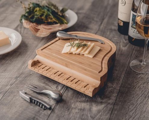 BAMBOO Cheese Board Knife Set Sleek ontwerp voor hakblokken en charcuterie boards