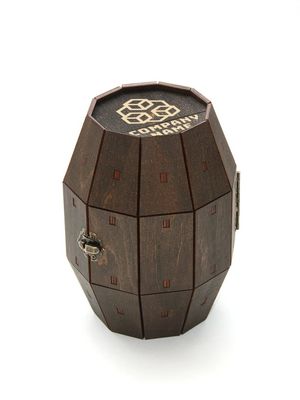 Gepersonaliseerd logo Acceptabele houten vat met gepersonaliseerde gravure Corporate gifts