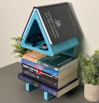 Gemakkelijke opslaghouders Racks zijde-scherm drukker Boekenplank Paginahouder voor boeken