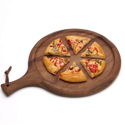13 inch ronde houten pizzabak met contractueel windontwerp en milieuvriendelijk materiaal