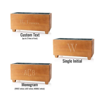 Gepersonaliseerd logo champagne koeler emmer voor verjaardag houten cadeau gepersonaliseerd ontwerp