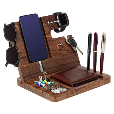 Gepersonaliseerde grootte mobiele telefoonhouder en sleutelhouder voor multifunctioneel nachtkastje
