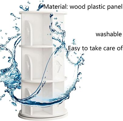 Gepersonaliseerd logo kleurrijke 360 graden draaiende boekenkast voor kinderboekopslag