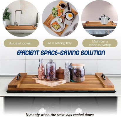 Gas- en elektrische kachel stevig handvat hakblokken voor 202405 Noodle board kachelbedekking