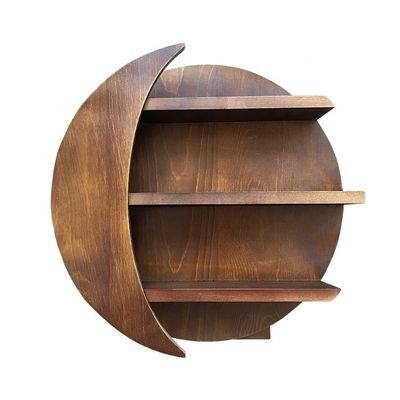 Huismeubelen Wandmontage Maan Houten drijvende planken voor woonkamer Slaapkamer decor