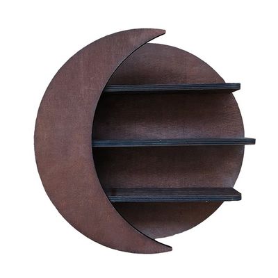Huismeubelen Wandmontage Maan Houten drijvende planken voor woonkamer Slaapkamer decor