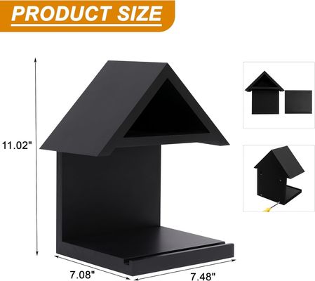 Houten driehoek nachtkast Boeken rust Een uniek en praktisch geschenk voor boekenliefhebbers