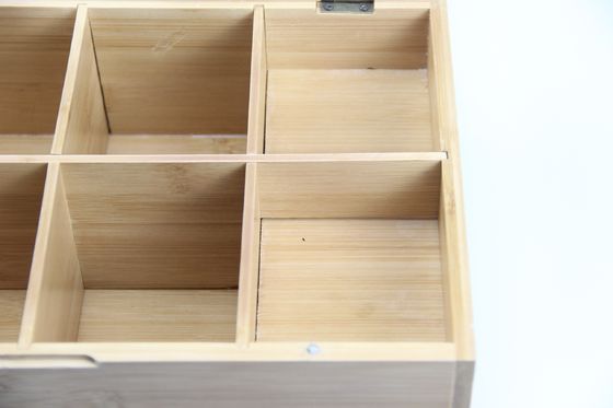 Handgemaakte zichtbare acrylhoes Tea Box Verpakking Hout Een unieke toevoeging aan uw keuken