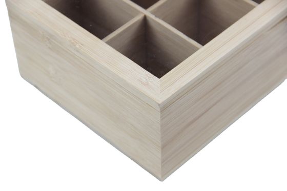 Handgemaakte zichtbare acrylhoes Tea Box Verpakking Hout Een unieke toevoeging aan uw keuken