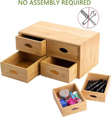 Gesneden milieuvriendelijke vaste houten waspottencontainer voor een op maat gemaakte opslagoplossing