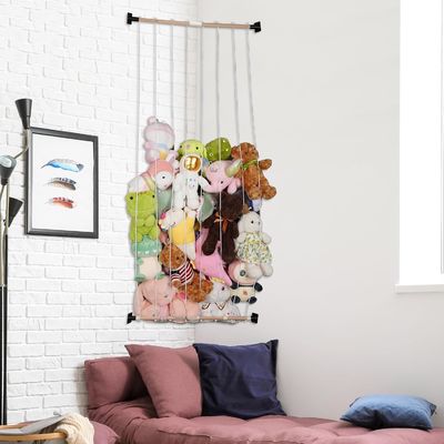 Gevulde dierentuin Houten opslagplank Eenvoudig ontwerp Op maat gemaakt Grootte milieuvriendelijk Hout