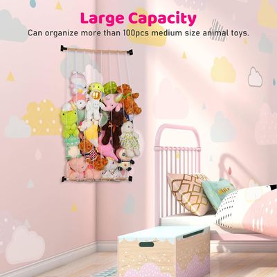 Gevulde dierentuin Houten opslagplank Eenvoudig ontwerp Op maat gemaakt Grootte milieuvriendelijk Hout