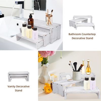 Home Decor en cadeautjes Functioneel ontwerp 3-laag houten messing Cupcake Dessert Display Riser