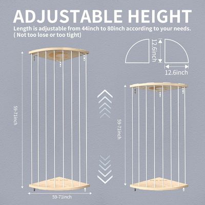 Woonkamer Op maat Zoo Patroon Gevulde dierenopslag plank met houten organisator kooi