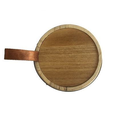 Persoonlijke houten vat voor koffiebonen thee natuurlijke kleur verschillende maten paulownia eik