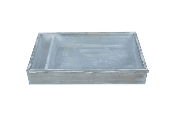 Eenvoudige luxe doos Natuurlijke Acryl Hout Present Houten Open Geschenk Kist Opbergdoos Met Deksel