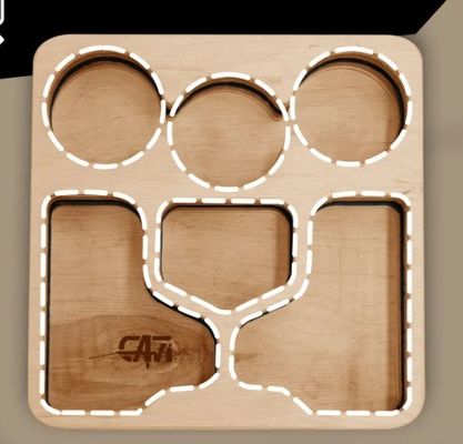 Multifunktioneel serveerbaar dienblad voor snacks en dranken Ruimtebesparende bank bar snackbox