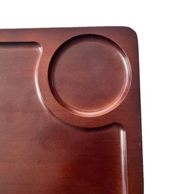 Opbergplaten Moderne ontwerp Bamboesofa Plaat Houten bank Arm Tafel