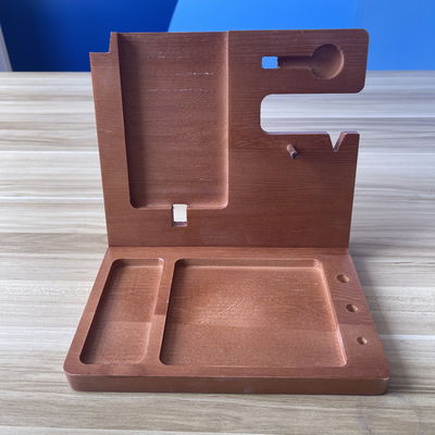 Laser gegraveerde houten lui houder aangepaste mobiele telefoon stand met Phonestand en pen slot