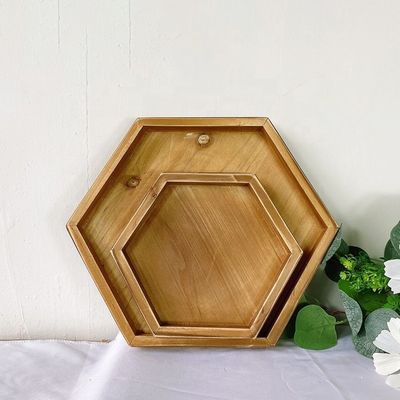 Custom Grootte 3 laag Bamboe Cupcake Stand voor feest Fruit Snacks Serveren Tray OEM ODM