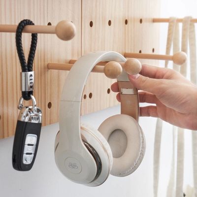 Woonkamermeubilair opslag Houten schermkits 2 stukken Pegboard schermstand