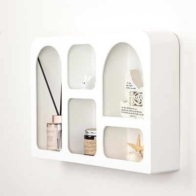 Boho Nordic Modern Style Wand Decor Gepersonaliseerd Logo Drijvend Wandplank met opslag