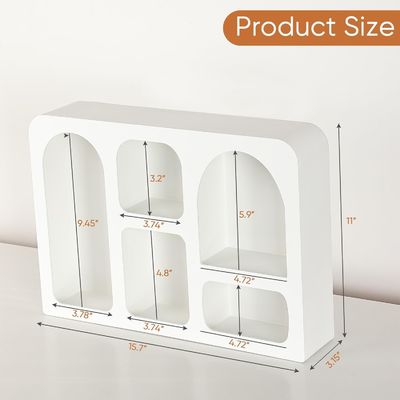 Boho Nordic Modern Style Wand Decor Gepersonaliseerd Logo Drijvend Wandplank met opslag