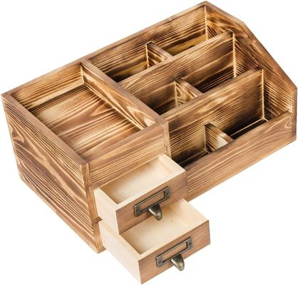 Handgemaakte tafelorganisator voor houten bureaublad Candy Paper Cup Holder
