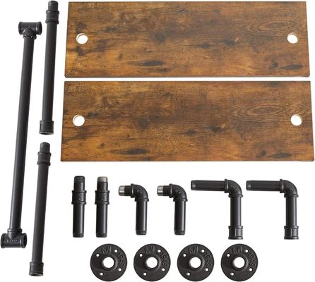 Huishoudelijk apparaat Wandbeeld Boekenplank Industrieel buisplank voor keuken kantooropslag