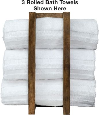 202405 Houten handdoekenrek op de muur, aangepast aan uw wensen