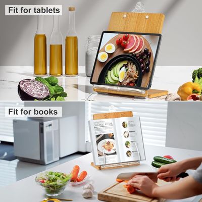 Home Organisator Bamboe gereedschapsholding en houten bestek voor keukengereedschap