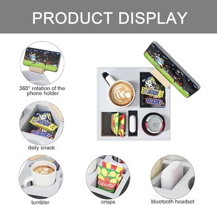 Waterdicht anti-vergiet houten bank bekertrek voor bed sofa organisator handgemaakt