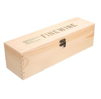 Ontwerp Clamps Single Houten Wijn Gift Box gemaakt van massief hout voor andere gift Craft