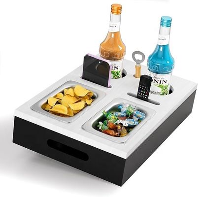 Gepersonaliseerd logo Acceptabel Populaire bank Bar Snack Box Sofa Organisator voor zijtafels