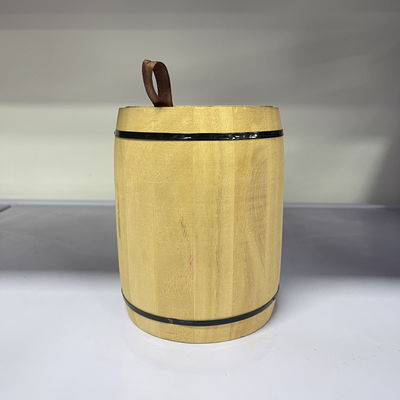 Gepersonaliseerd logo Acceptabel 12,5x16cm Paulownia houten vat voor uw klanten