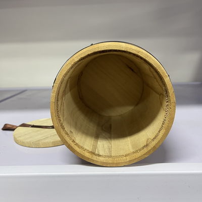Gepersonaliseerd logo Acceptabel 12,5x16cm Paulownia houten vat voor uw klanten