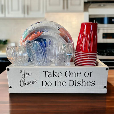 Maak Hosting een Breeze Solo Cup Houthouder voor Keuken Counter en Party Hosting