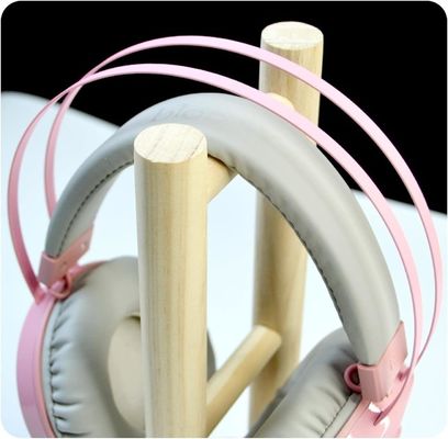 35x11x11cm Elegante wijnverpakkingsdozen Houten bureaublad Hoofdtelefoon koptelefoon houder voor gaming