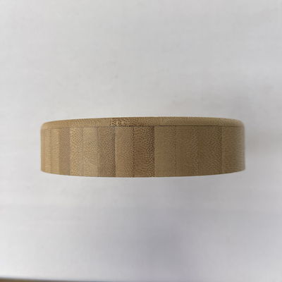Houten deksel 10,9x2,4 cm voor voedsel glas blik in uw keuze van gewone of aangepaste kleur
