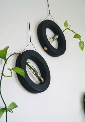 Vermenigvuldigingsstation Moderne mini houten doos Wandplanter voor veranda en muur decoratie potten