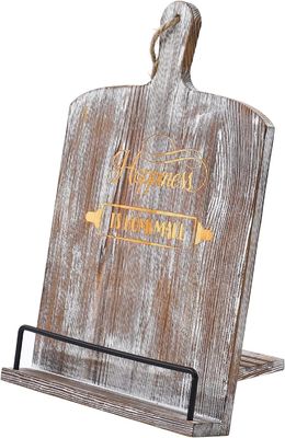 Houten leesplank Schrijftafel Kalenderplank met massief houten frame en gratis monstername