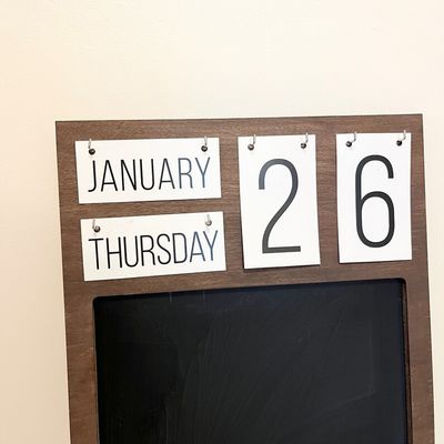 All-Season Houten Frame Dagelijkse herinnering Chalk Board voor Keuken Decor en Organisatie