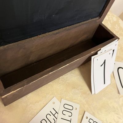 All-Season Houten Frame Dagelijkse herinnering Chalk Board voor Keuken Decor en Organisatie