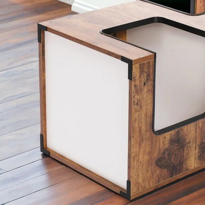 Op maat gemaakte vorm Cat Klim Scratcher speelgoedboom Moderne houten huisdieren cadeautjes voor Cat House