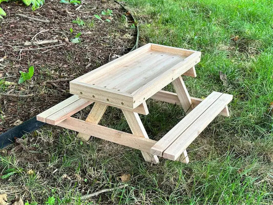 Pet Feeder Mini Picnic Table Kipvoerder voor kleine dieren GEEN LCD-scherm